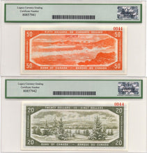 Load image into Gallery viewer, ✪ 1954 Bank of Canada Devil Face - Devil&#39;s Face Specimen Set $1-$1000 -Very Rare

