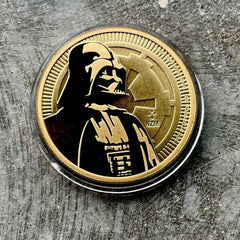 2017 Star Wars Darth Vader 1 oz Gold Coin Niue .9999 $250 Gem BU - 1000 Mintage!
