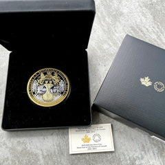 2019 10 oz .9999 Fine Silver Coin $100 - Seal Province of Canada - Serial 008!