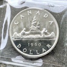 Load image into Gallery viewer, 1960 Canada 1 Dollar Silver Coin One Dollar Proof Like ICCS Gem PL 67 Cameo
