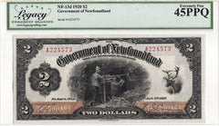 1920 $2 Government of Newfoundland NF-13d Legacy 45