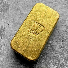 Load image into Gallery viewer, Vintage Engelhard 1.608 oz Gold Poured 50 gram Bar .999 - With counter stamp!
