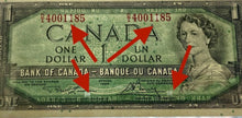Load image into Gallery viewer, 1954 $1 Bank of Canada - PCGS UNC 64PPQ - Test Note Polymer
