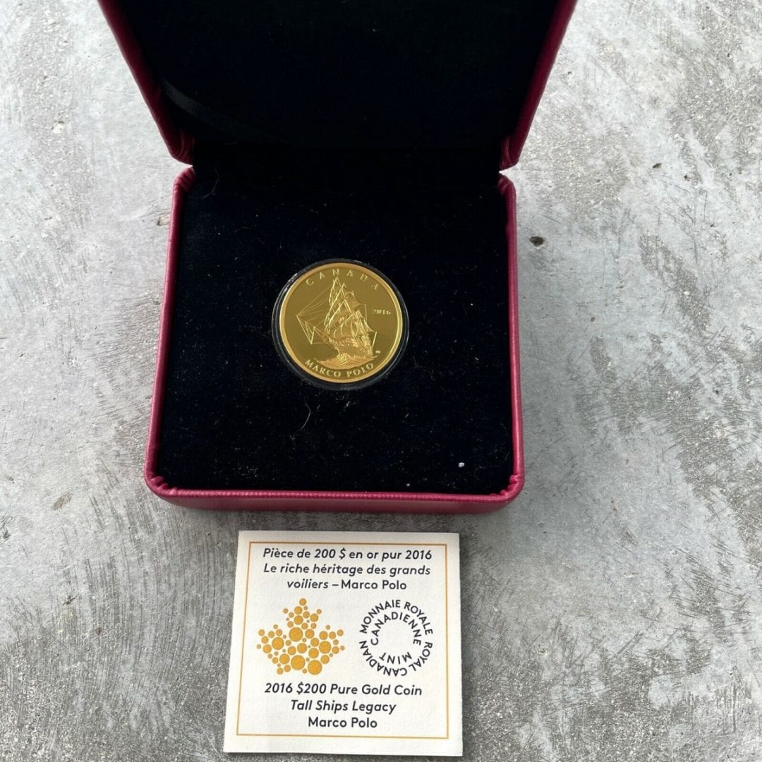 2014 Canada $25 .9999 Gold Coin 1/4 oz - Wolverine