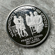 Load image into Gallery viewer, 1776 - 1976 George Washington .999 Fine Platinum Medal 1783 Revolution New York
