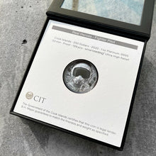 Load image into Gallery viewer, 2020 Fighter Pilot 1 oz Platinum .9995 Proof Cook Islands $250 Full Set
