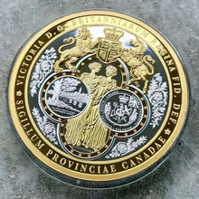 Load image into Gallery viewer, 2019 10 oz .9999 Fine Silver Coin $100 - Seal Province of Canada - Serial 008!
