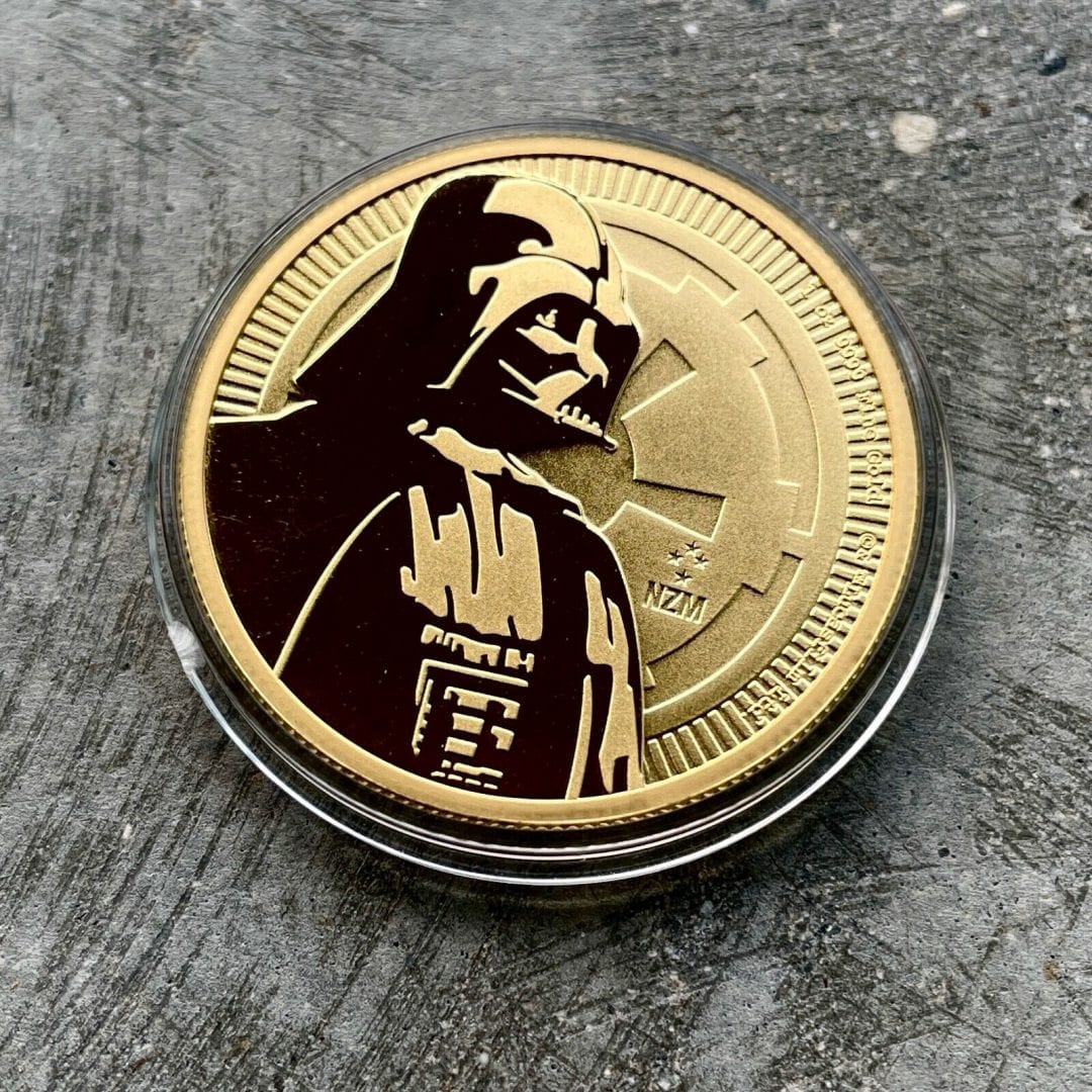 2017 Star Wars Darth Vader 1 oz Gold Coin Niue .9999 $250 Gem BU - 1000 Mintage!