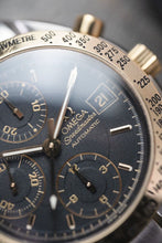 Load image into Gallery viewer, Mens Omega Speedmaster Reduced 3313.50 Black Dial Stainless + 18K Yellow Gold
