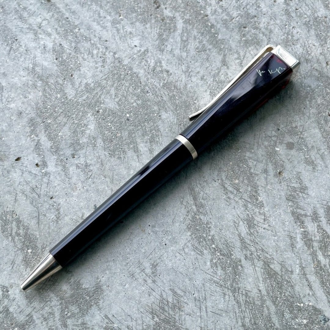 2004 Montblanc Franz Kafka Ball Point Pen Black Ink - Complete Set with box