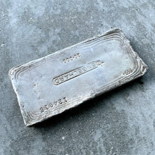 Load image into Gallery viewer, Stunning Engelhard 20 oz .999 Silver Poured Bar - Pretty Patina Pour Lines
