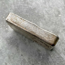 Load image into Gallery viewer, Engelhard 10 oz .999 Silver Poured Bar - Pretty toning patina and pour lines
