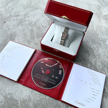 Load image into Gallery viewer, Cartier Pink MOP Mother of Pearl Tank Francaise 2384 Steel + Gold - Box Papers
