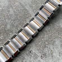 Load image into Gallery viewer, Cartier Pink MOP Mother of Pearl Tank Francaise 2384 Steel + Gold - Box Papers

