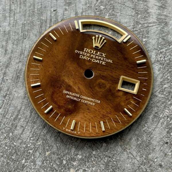 Original Rolex Wood Dial President 18038 18238 - Factory Original + Perfect