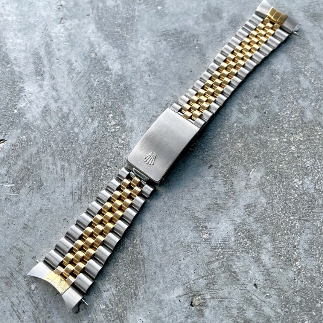 1986 Rolex SS+ Gold Jubilee link 62523 H18 Bracelet Band 16233 Strap 455 - 20mm