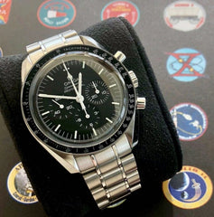 Omega Speedmaster 31130423001005 Chronograph 42mm Watch - - Complete Stickers!