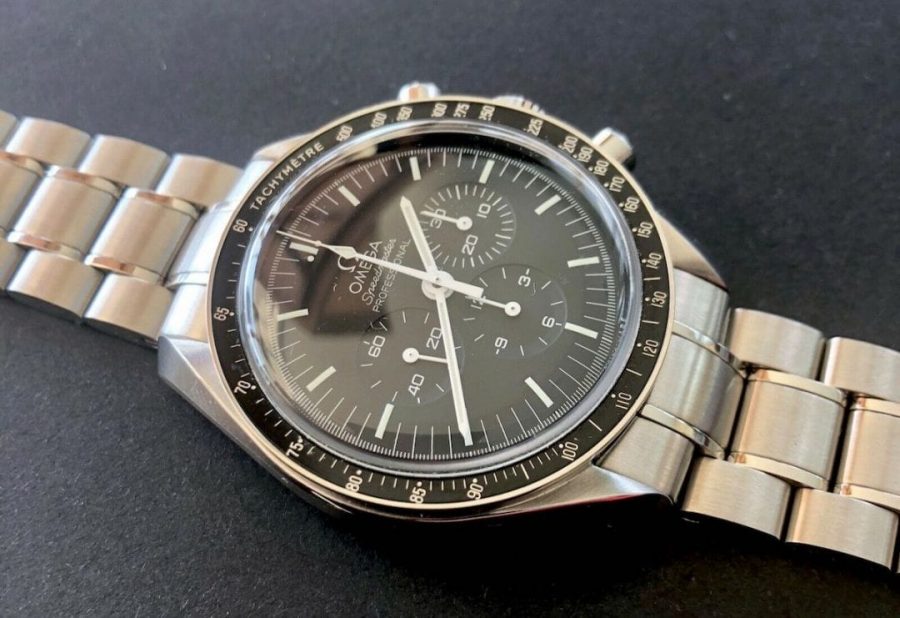 Omega Speedmaster 31130423001005 Chronograph 42mm Watch - - Complete Stickers!