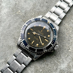 1960 Rolex Submariner 5512 Pointed Crown Guards PCG - Tropical Dial