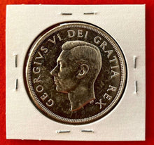 Load image into Gallery viewer, 1948 Canada 1 Dollar Silver Coin One Dollar - AU-55
