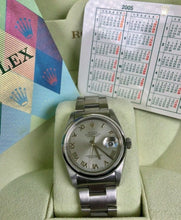Load image into Gallery viewer, Rolex Datejust 36mm Grey Roman Numeral Dial 16200 - Box Papers + Serviced 2016
