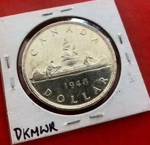 Load image into Gallery viewer, 1948 Canada 1 Dollar Silver Coin One Dollar - AU-55 - Popular Key Date!
