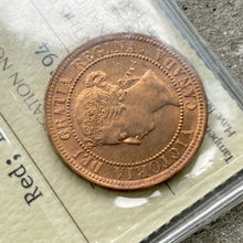 Load image into Gallery viewer, 1888 Large Cent Canada 1 Cent Coin Penny - ICCS Gem 65 Red
