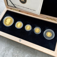 Load image into Gallery viewer, 2012 Canada 5 Nines Pure .99999 Gold Coin Fractional Set 1.44oz
