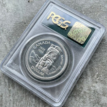 Load image into Gallery viewer, 1958 Canada 1 Dollar Silver Coin One Proof Like PCGS Gem PL 67 Cameo Old Holder
