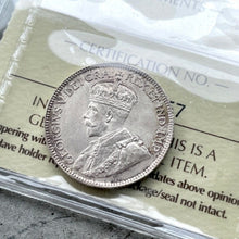 Load image into Gallery viewer, 1919 Canada 25 Cent Silver Coin Quarter ICCS MS Gem 66 - Simply Stunning
