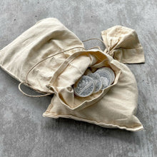 Load image into Gallery viewer, 1965 Original Sealed Canvas bag Canada 1 Dollar Silver Coin One Dollar $100 Face
