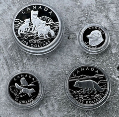 1993 Canada Artic Fox.9999 Platinum Coin set - 1.85oz