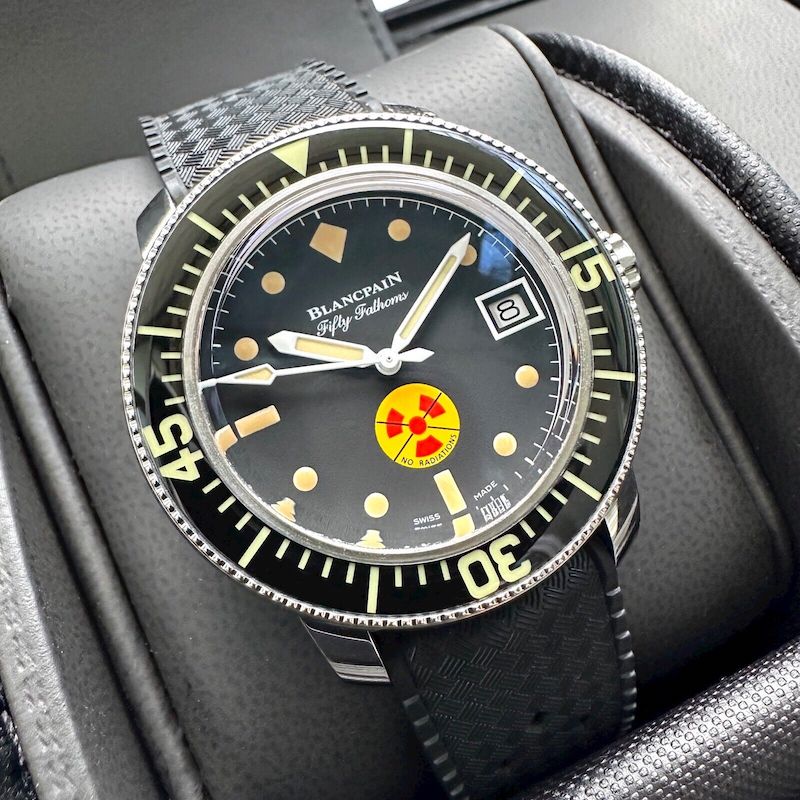 Blancpain 5008D 1130 B64A Fifty Fathoms No Radiation - Box and Papers