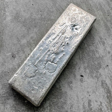 Load image into Gallery viewer, Vintage 50 oz .999 Silver Johnson Matthey Poured bar
