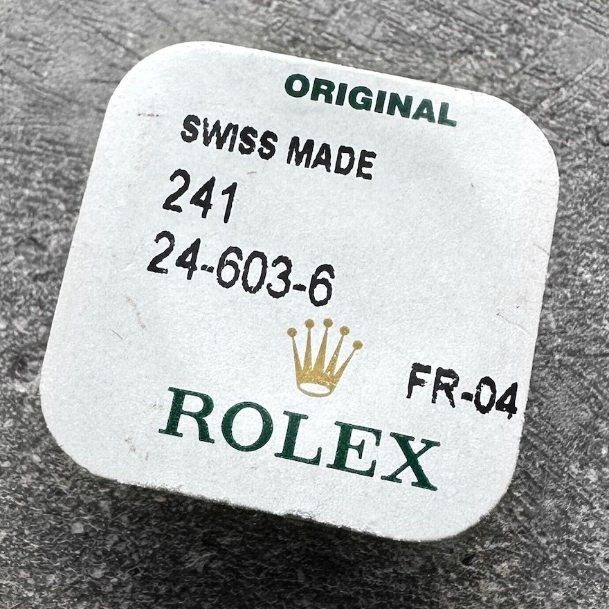 Genuine Rolex Crown 24-603-6 - Brand New Factory Sealed - 18206 18346 - Platinum