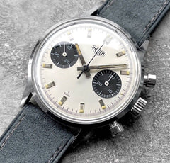 1Vintage Heuer 7721 SN Chronograph Valjoux 7730 - Stunning Panda Dial