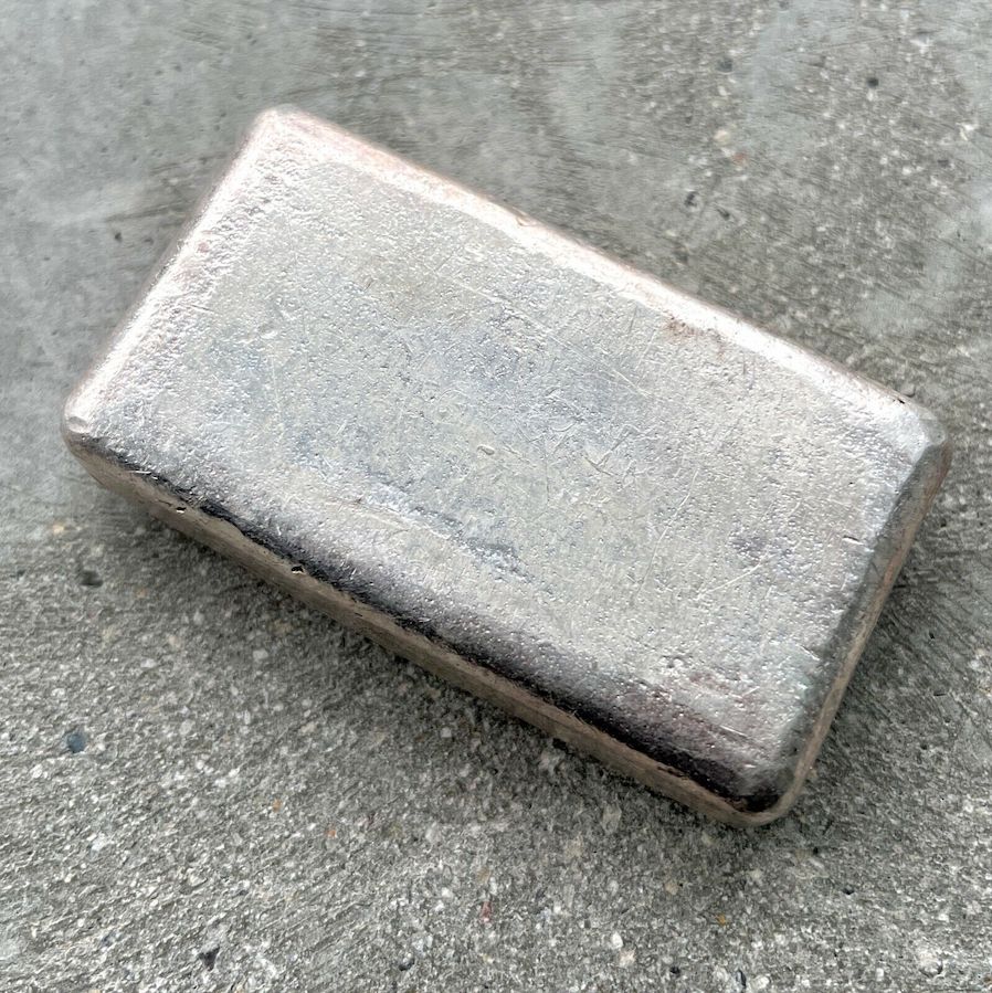 Engelhard 5 oz .999 Silver Poured Bar 5oz