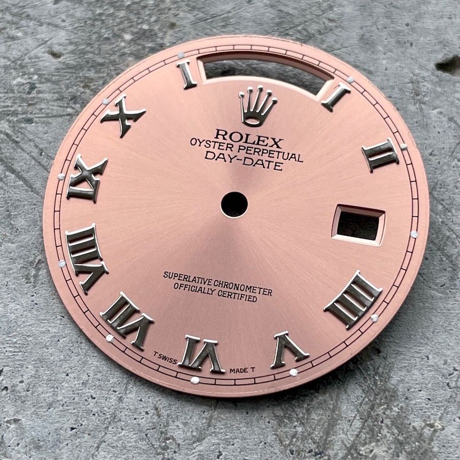 Vintage Rolex President 18039 18239 White gold - Factory original Salmon Dial