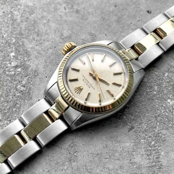 1978 Rolex Ladies 6719 Two Tone Oyster Gold + Stainless - Serviced