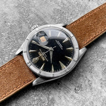 Load image into Gallery viewer, 1958 Rolex 6535 Date Stainless Steel - Glossy black gilt dial
