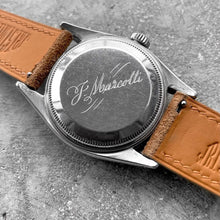 Load image into Gallery viewer, 1958 Rolex 6535 Date Stainless Steel - Glossy black gilt dial
