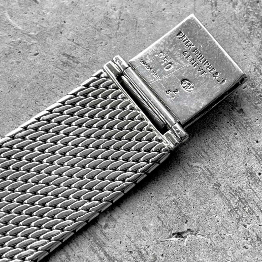 1958 Patek Philippe 18K White Gold Bracelet Strap 18mm Endlink