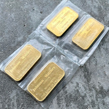 Load image into Gallery viewer, 4 x Johnson Matthey London 50 Gram Gold Bar .9999 - Bank of England
