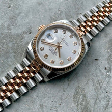 Load image into Gallery viewer, 2016 Rolex 36 mm Datejust 116231 Two Tone Jubilee Diamond Dial Jubilee Rose Gold
