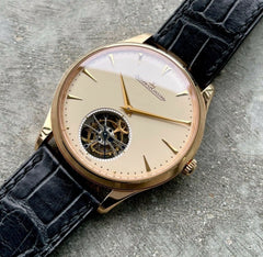 40mm Jaeger LeCoultre Master Ultra Thin Tourbillon Rose Gold Q1322410 - Full Set