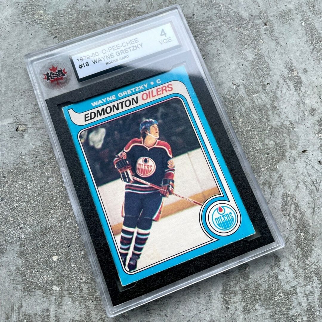 1979 / 1980 Wayne Gretzky Edmonton Oilers O-PEE-CHEE KSA - ROOKIE Card