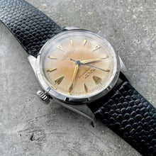 Load image into Gallery viewer, 1954 Rolex Mens 6285 Semi Bubble back Automatic- Tropical Honey Comb Waffle Dial
