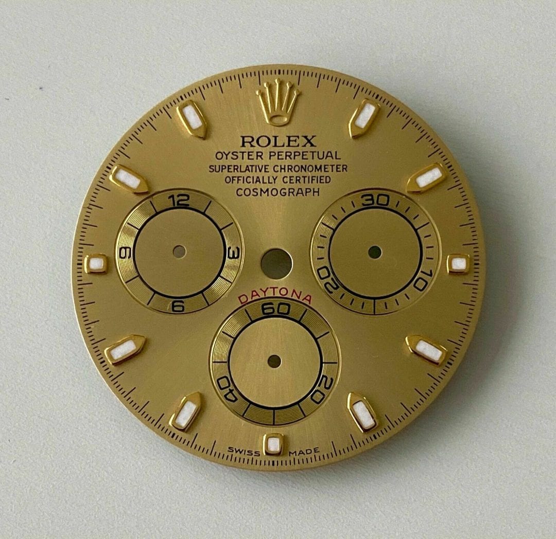 Original Rolex Factory Daytona Dial 116523 / 116528 Calibre 4130 -Includes hands