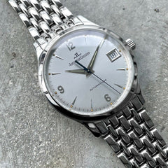 1990s Jaeger LeCoultre Stainless Automatic Master Control 145.8.89 - Creamy Lume