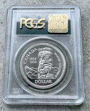 Load image into Gallery viewer, 1958 Canada 1 Dollar Silver Coin One Proof Like PCGS Gem PL 67 Cameo Old Holder
